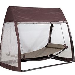 Cover Hanging Swing Hammock With Mosquito Net 7.6x4.5x6.7 Ft