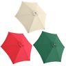 Replacement Cover Fit 9' 6 Rib Outdoor Market Umbrella